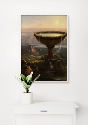 Thomas Cole: The Titan s Goblet. Fine Art Giclée Museum Luxus Geschenk Druck/Poster