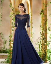 Brand new, Mother of the bride wedding dress by Morilee, Size 4 (Navy)