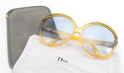 CHRISTIAN DIOR by OPTYL Luxus Vintage 70s Damen Sonnenbrille 2095 20 Butterfly