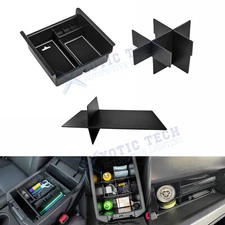 Center Armrest Storage Organizer Glove Box Divider For Toyota 4Runner 2010-2023