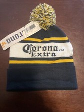 Corona Extra Mens Winter Pom Beanie Cap Hat Multi Color NWT