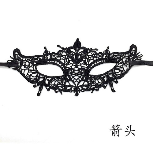 Cross-Border Bar Eye Mask Half Face Sex Black Lace Popular Party Halloween Props - Picture 35 of 57