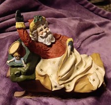 1987 Santa Sleigh Sculpture Number 12699 Out ...