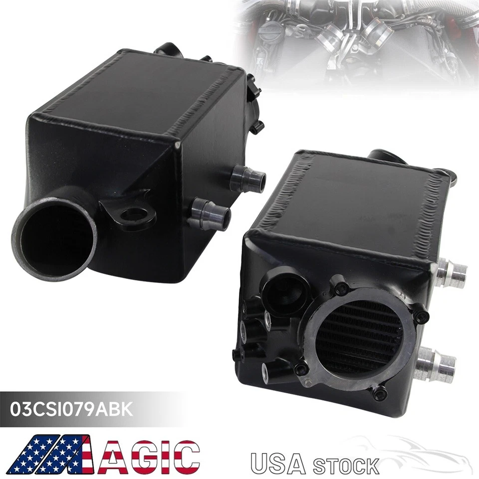 Twin Charge-Air-Cooler Set For BMW M5 (F10) & M6(F06/F12/F13) V8 Turbo S63 BK - Imagem 3 de 4