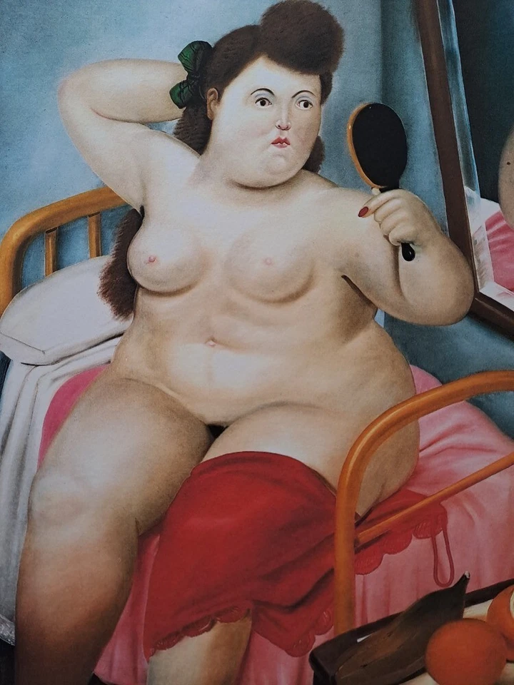Fernando Botero Signed - Nude with Mirror - Certificate — 第 3/4 张图片