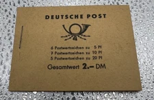 Germany Deutsche Post Gesamtwert 2.-DM Postage Stamp Booklet