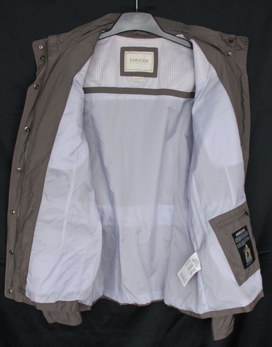Leichte Frühjahrs-Jacke von GEOX respira Gr. 44 (42) olivgrün atmungsaktiv Topp - Bild 3 von 7