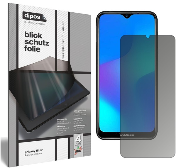 Schutzfolie FüR Doogee Y8 Blickschutzfolie Matt Folie Display Schutz Dipos-image