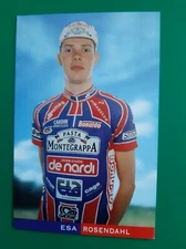 CYCLING cycling card ESA ROSENDAHL team DE NARDI PASTA MONTEGRAPPA 2000
