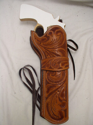 S&W 500 460 Magnum 350 Legend Western Leather Holster Hand Tooled Lined
