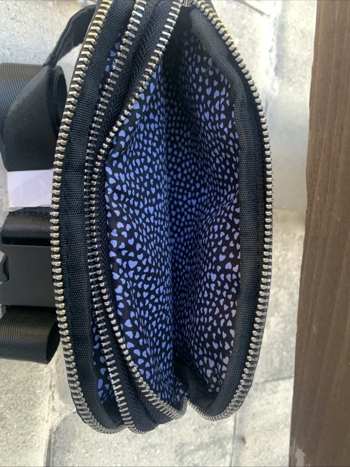 Pacote de cinto tiracolo BRIGHTON PAPOULAS PINTADAS náilon floral novo com etiqueta - Imagem 3 de 3