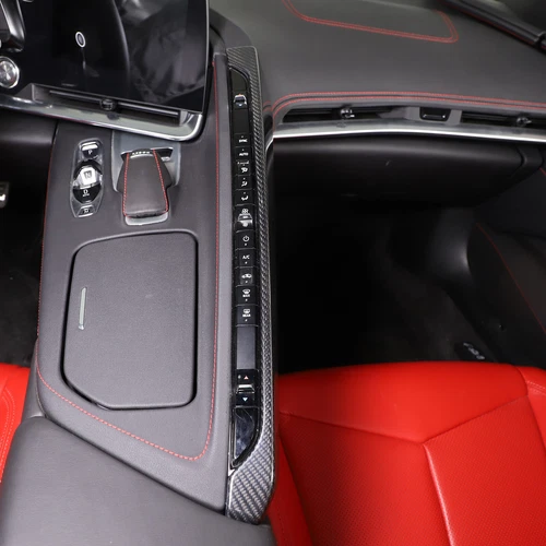 Real Dry Carbon Fiber Interior Dash Trim Cover Set Fits Corvette C8 2020-2025 - Bild 23 von 81