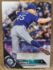 2016 Topps Update Drew Storen Baseball Card US243 Mariners FREE S&H A8