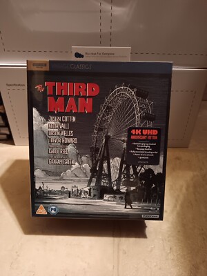 NEW The Third Man 4K Limited Edition UHD Blu-ray (UK)[1949] Ships Next Day