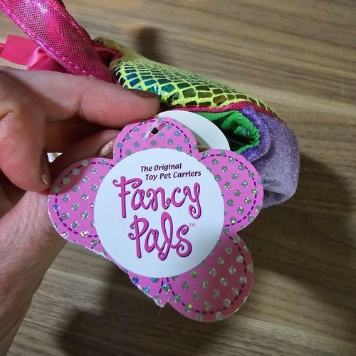 Fancy Pals Mascota Portador Monedero Toon Gafas Niños Animales Verde Rosa Arco Iris - Imagen 2 de 5