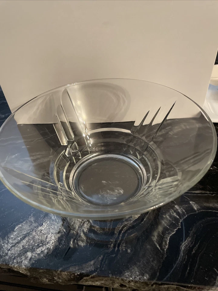 Servir ensalada Luminarc vintage, frutero, estilo Art Deco grande 10" de diámetro Foto 2 de 4