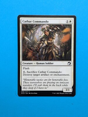 Cathar Commando / Katharer-Kommandosoldatin # MID Magic MTG