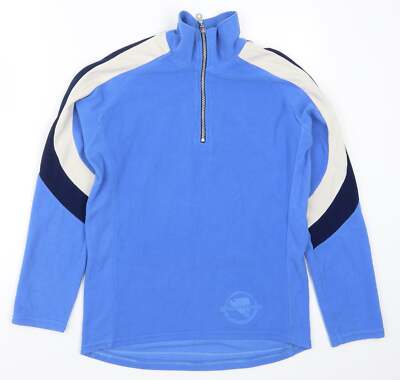 Endura Damen Jacke blau gestreift Größe M Reißverschluss