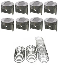 SEALED POWER Pistons Set/8+MOLY Rings for 1968-73 Ford BB 429 8.0:1 CR 030 bore