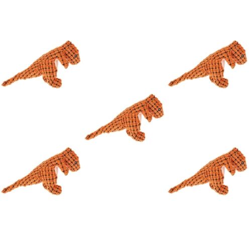  Set of 5 Quietschendes Dinosaurier-Spielzeug Tierspielzeug Kauen - Bild 1 von 12