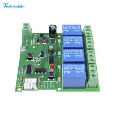 2CH 4CH WiFi Wireless Relay Module Smart Switch Home Remote Control DC 7-32V