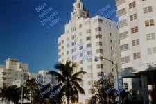 1954 35mm Red Border Slide Marseilles and The Ritz Hotel Miami Beach #5320