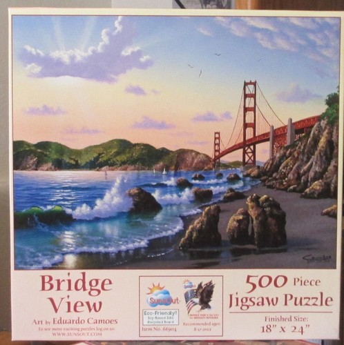 PUZZLE SUNSOUT BRIDGE VIEW BY EDUARDO CAMOES