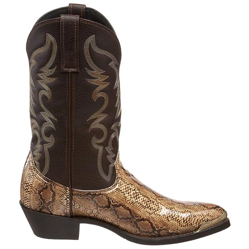 Modische Western Cowboy Cowboystiefel Mit Runder Zehenpartie Für Herren Stiefel - Bild 4 von 15