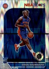 Sekou Doumbouya 2019-20 NBA Hoops Premium Flash Variation Rookie Card #212