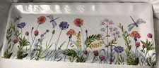 Floral Dragonflies Melamine Tray Platter Rachel Ashwell The Farmhouse READ ALL