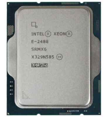 Intel Xeon E-2488 (SRMX6) 3.2 GHZ 8C 24M 95W CPU Prozessor Entsperrt Vollversion