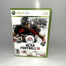 NCAA Football 10 Complete In Box (Microsoft Xbox 360, 2009)