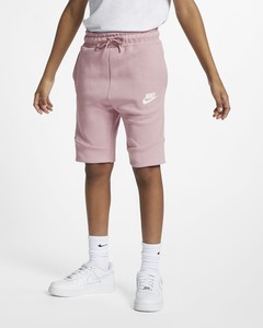 pink fleece nike shorts