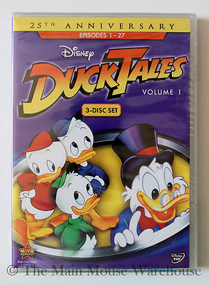 Volume 1 2 & 3 Disney Channel Classic Cartoon Series Ducktales DVD