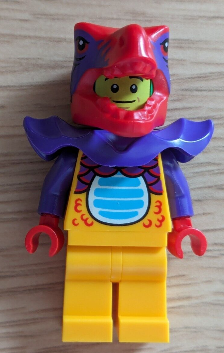 ふくちゃんです(⁠◍⁠•⁠ᴗ⁠•⁠◍⁠) Lego 60380 City Comic Shop Guy Minifigure With T Rex/Dragon