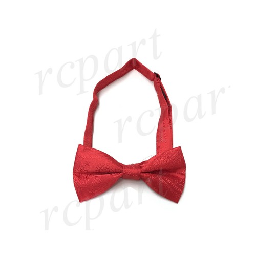 New Boy's kid's pre tied bowtie paisley formal wedding black red purple silver - Picture 15 of 39