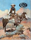 Vintage Replica Tin Metal Sign Colt Automatic Pistol Revolver Hand Gun Fire 1594