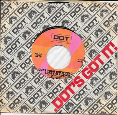 Lonnie Donegan Does Your Chewing Gum Lose Its Flavor #5 on Hot 100 45 rpm record