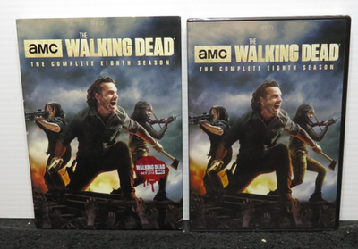 THE WALKING DEAD COMPLETE EIGHTH SEASON DVD DISC SLIPCOVER NEW