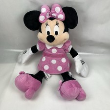 XL Jumbo 27 Disney Store Original Minnie Mouse Plush In Pink Dress Stuffed