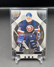 2024-25 Upper Deck Engrained Icons EBONY PARALLEL BASE GLENN HEALY 17/199