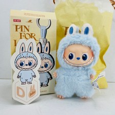 POP MART Labubu The Monsters Pin For Love Series Mini Vinyl Plush Doll Pendant D