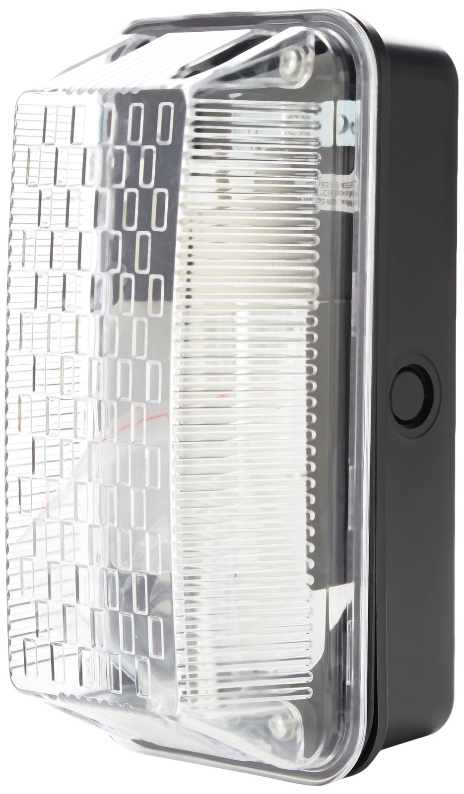 Powermaster S6354 Rectangular Bulkhead Light, 100 W, Black