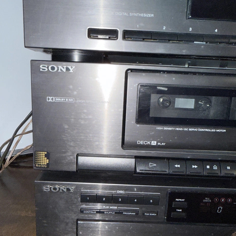 Sistema Sony TA-AV421 ST-JX421 TC-W421 CDP-C221 Rack Estéreo Ver Video y Leer Desc Foto 4 de 4