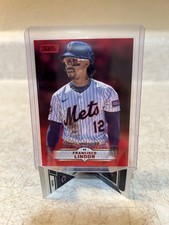 2025 Topps Stadium Club - Francisco Lindor #181 Red Foil