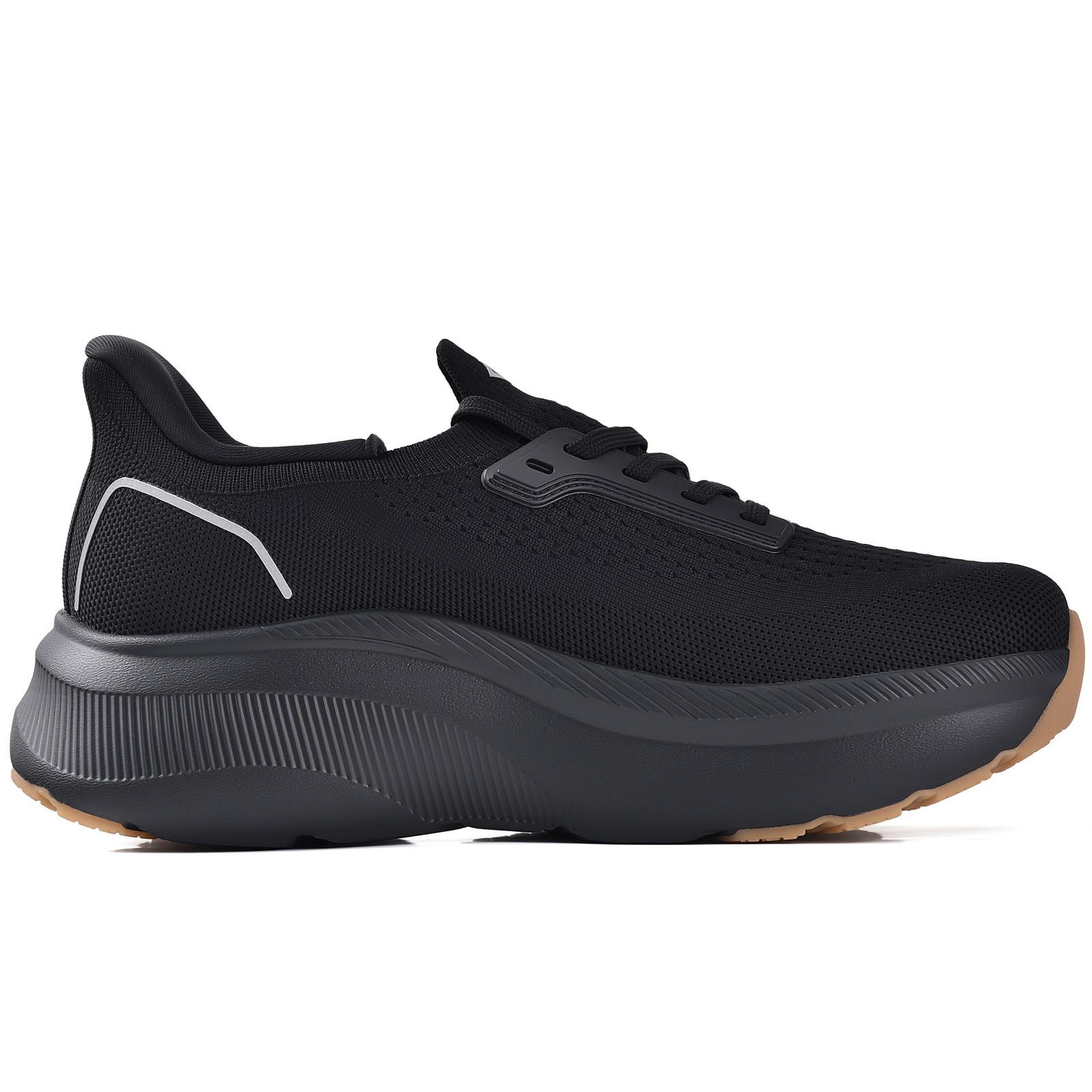 Womens Wide Toe Road Running Shoes Slip in Free Hands Memory Foam Tennis Sneaker