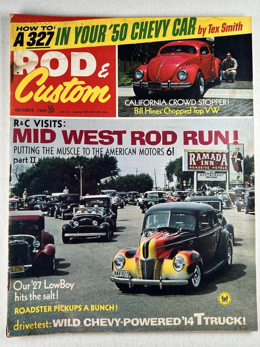 Rod & Custom Magazine - Oct 1969 - Bill Hines' Chopped VW