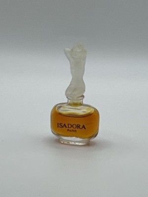 Isadora Paris Mini Perfume Splash Vintage Frosted Nude Lady Topper
