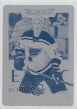 2017-18 Upper Deck Compendium Printing Plate Cyan 1/1 Jay Bouwmeester #523 0qd
