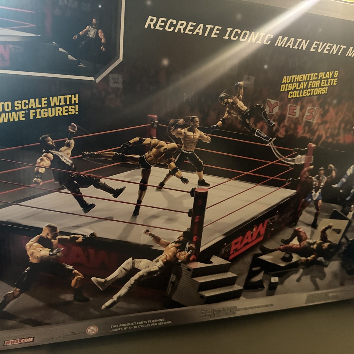 WWE Elite Collection Raw Main Event Ring Playset - DXG60 for sale